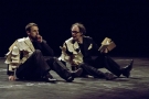Inauguration (9i) : les comédiens Laurent Menez et Philippe Languille
